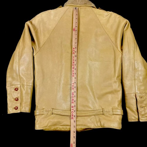 Rare Gianni Versace Sherpa Collar Leather Moto Jacket Vintage 80s 90s - Picture 11 of 11