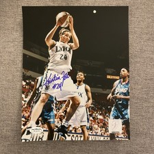Kristin Folkl Signed Autographed Auto 8x10 Photo JSA Sticker WNBA Minnesota Lynx