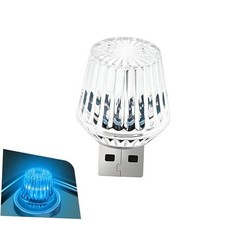 USB LED Car Interior Light, Mini USB Car Ambient Light, Plug-and-Play 1 PC Blue