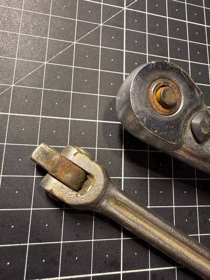 Lot of 2 Craftsman 1/4" Drive Quick Release Ratchet VR-44807 & 1/4” Breaker Bar - Image 2 of 4