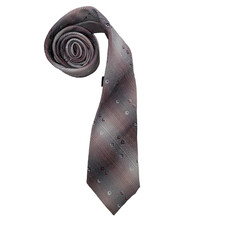 Johnny Carson Tie Polyester Multicolor textured abstract Vintage