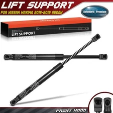 2Pcs Front Hood Lift Supports Shock Struts for Nissan Maxima 2016-2023  Sedan