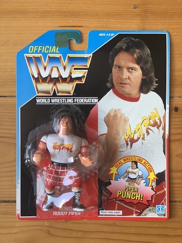 WWF Wwe Hasbro Rowdy Roddy Piper MOC NEW OVP Wrest...
