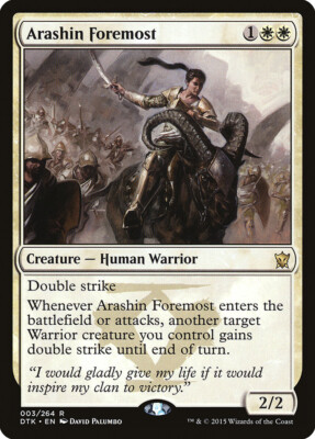 Magic MTG Tradingcard Dragons of Tarkir 2015 Arashin Foremost 3/264