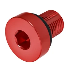 BEVINSEE For BMW For Mini Cooper Aluminum Coolant Thermostat Housing Bleed Screw