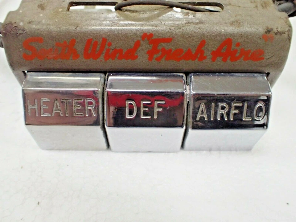 Calentador de viento Stewart Warner South 1942 1946 1947 1948-1954 con control remoto GM + Foto 2 de 4