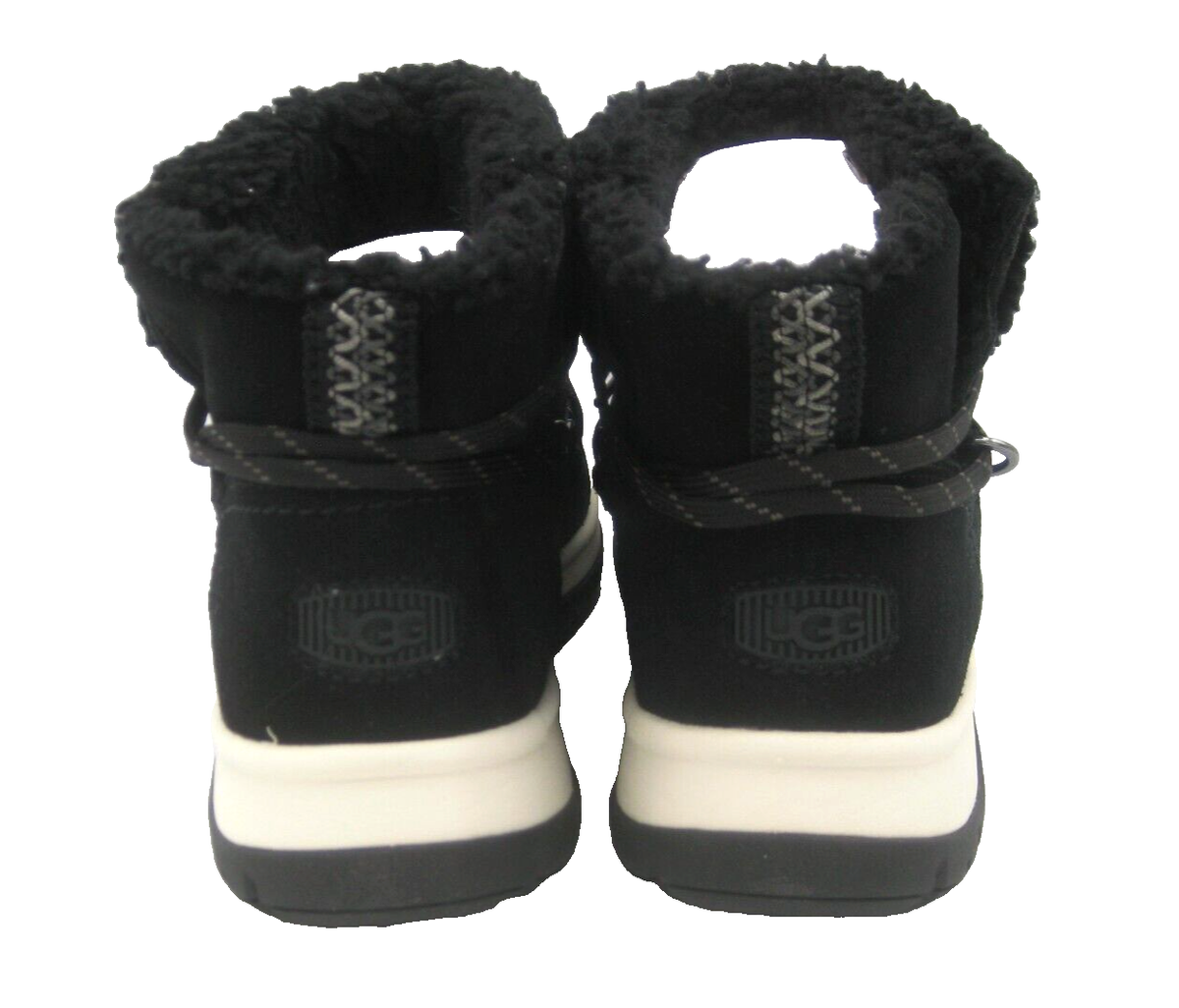 UGG LAKESIDER HERITAGE LACE WOMEN SNEAKER BOOTS BLACK US 10 UGG LAKESIDER HERITAGE LACE WOMEN SNEAKER BOOTS BLACK US 10