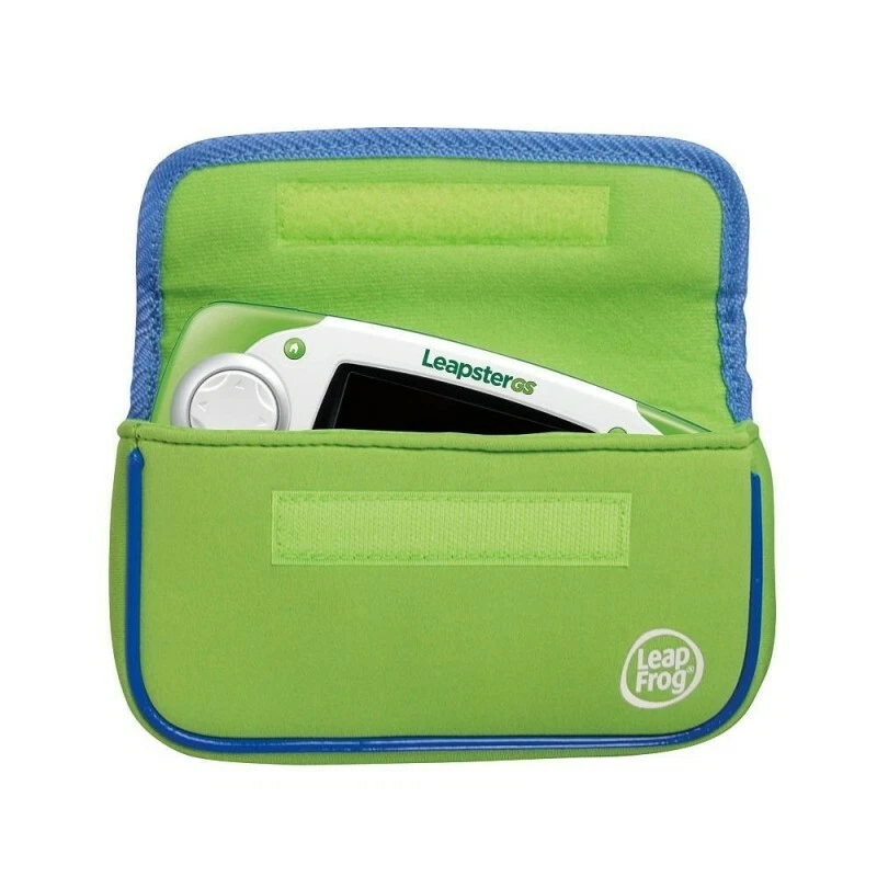 Borsa Da Trasporto LeapFrog Leapster Blu: Custodia Imbottita Con Tasca Per 6 Cartucce, Morbida E Resistente