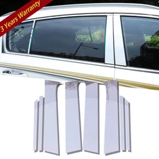Chrome Pillar Posts for Chevrolet Trax 2015-2021 6pc Set Door Trim Cover Kit