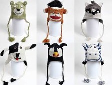 Animal Hat with Fleece Lining One Size UNISEX 11 Different Styles