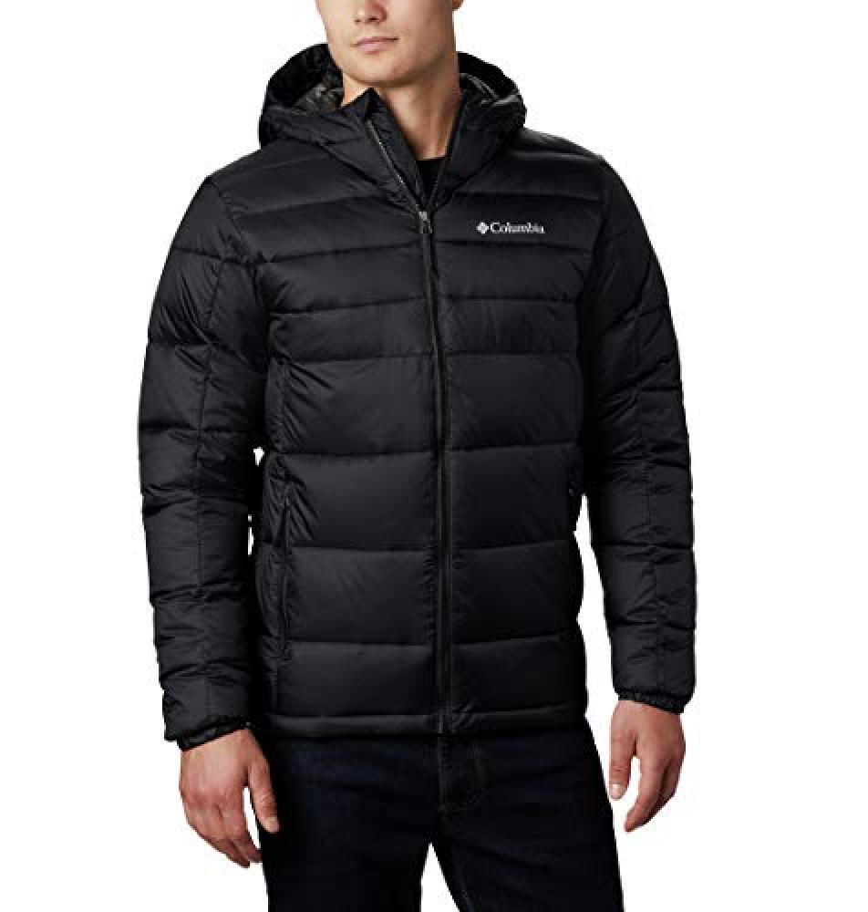 (TG. L) Columbia Buck Butte Insulated Hooded Jacket, Giacche (Shells) Uomo, Blac