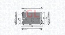 Radiateur Mercedes CLASSE GLK