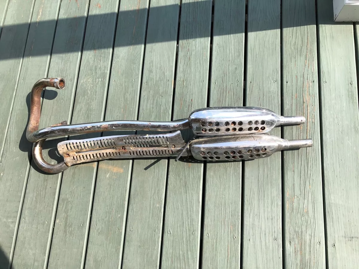 Honda CL CL350 exhaust muffler header system pipe eBay