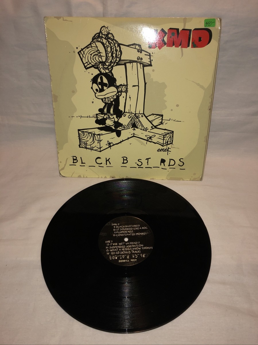 米2LP KMD Black Bastards RR2001 READYROCK /00520 KMD - BLACK BASTARDS (Red Vinyl) – GAS DRAWLS