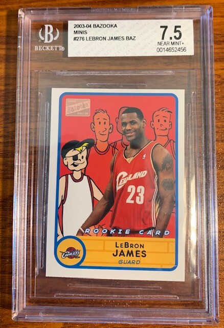 2003/04 Bazooka Minis #276 Lebron James Baz Cavaliers BGS