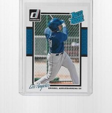 2014 DONRUSS BASEBALL RATED ROOKIE ERISBEL ARRUEBARRENA #253