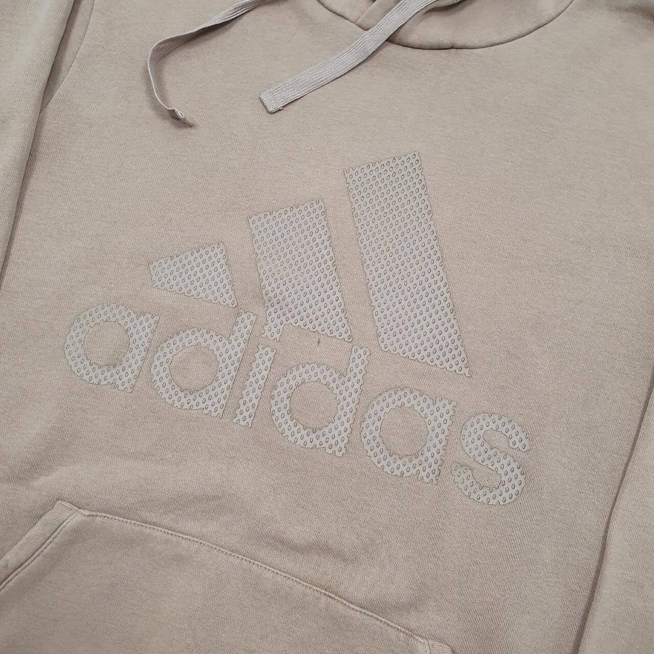 Mens ADIDAS Cotton Hoodie Jumper Sweatshirt M image 4