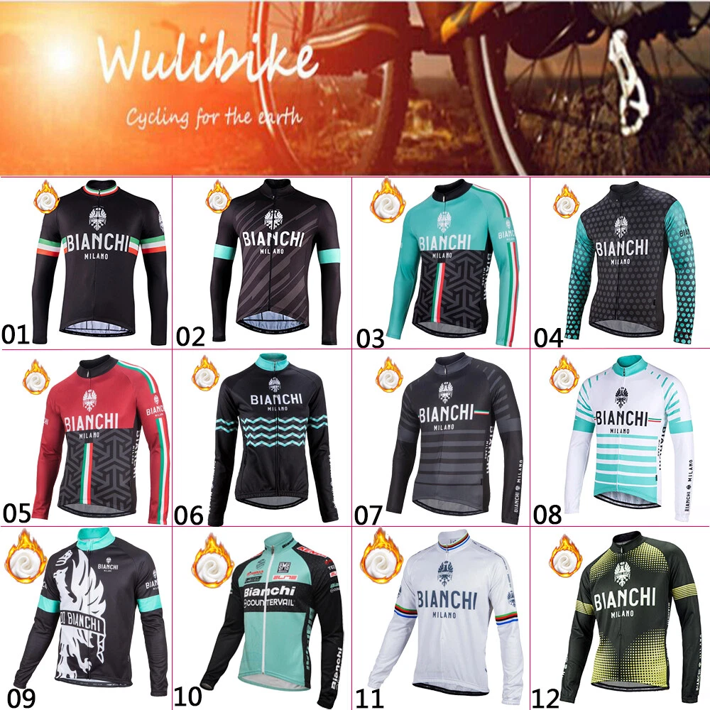 Maglia Ciclismo Uomo Manica Lunga - Jersey Traspirante MTB Racing - Abbigliamento Sportivo