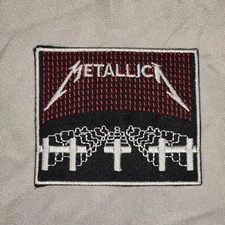 Metallica Master of Puppets Rock and Roll Embroidered Iron On Patch