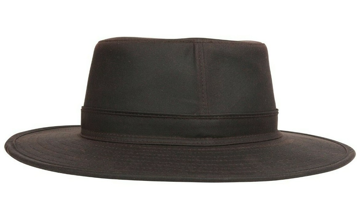 Wax Hat Waterproof Mens Womens Australian Waxed Cotton Fedora Feather EX STORE eBay