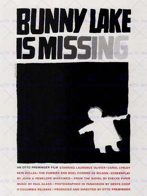 WERBUNG KULTURFILM FILM BUNNY LAKE MISSING OLIVIER USA POSTER BB2198A