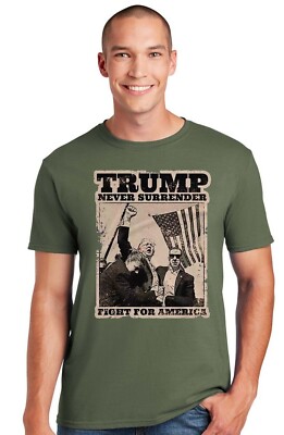 Donald Trump You Missed Me 45 47 MAGA Never Surrender Legend Flag Fight T-Shirt