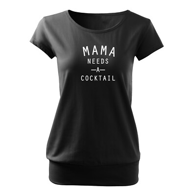 Damen fashion Premium Shirt tailliert Mama ... -Schwarz & Bunt - XS-3XL-NEU
