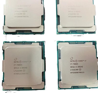 CPU Intel core i7-7800x Intel Core i7-7800x CPU processor SR3L4 3.50ghz 6-Core 8.25mb lga