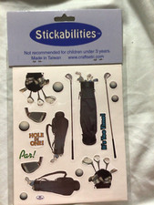 Stickabilities SPORTS flat Stickers 4X5" 2 sheets 