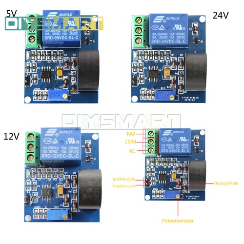 5A Over-current Protection Sensor module ZMCT103C 5/12/24V  Relay AC AU - Picture 3 of 19