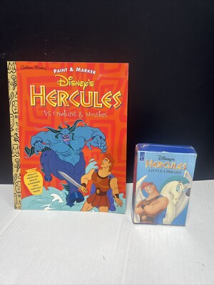 Disney's Hercules little library mouse works 4 Box book Set, Paint