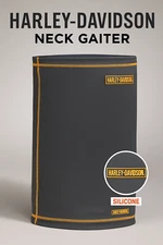 Harley-Davidson Men's Neck Gaiter / Headwear - Gray MHW51654