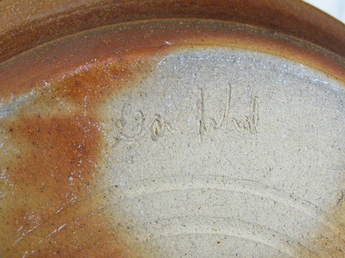 Ron Garfinkle Pre-Monroe Salt Works Studio Pottery Centerpiece Lady Portrait 15" - Picture 6 of 7