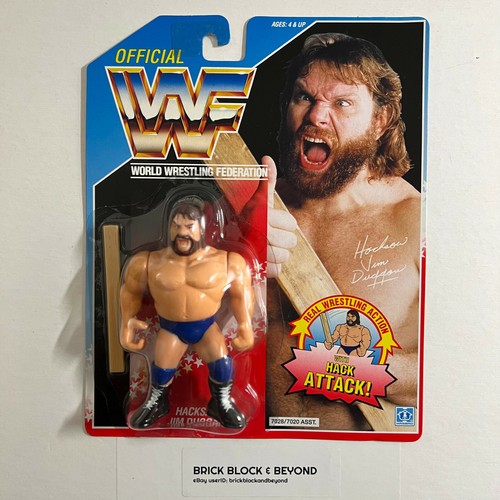 1991 Hasbro Official WWF Series 2 Hacksaw Jim Dugg...