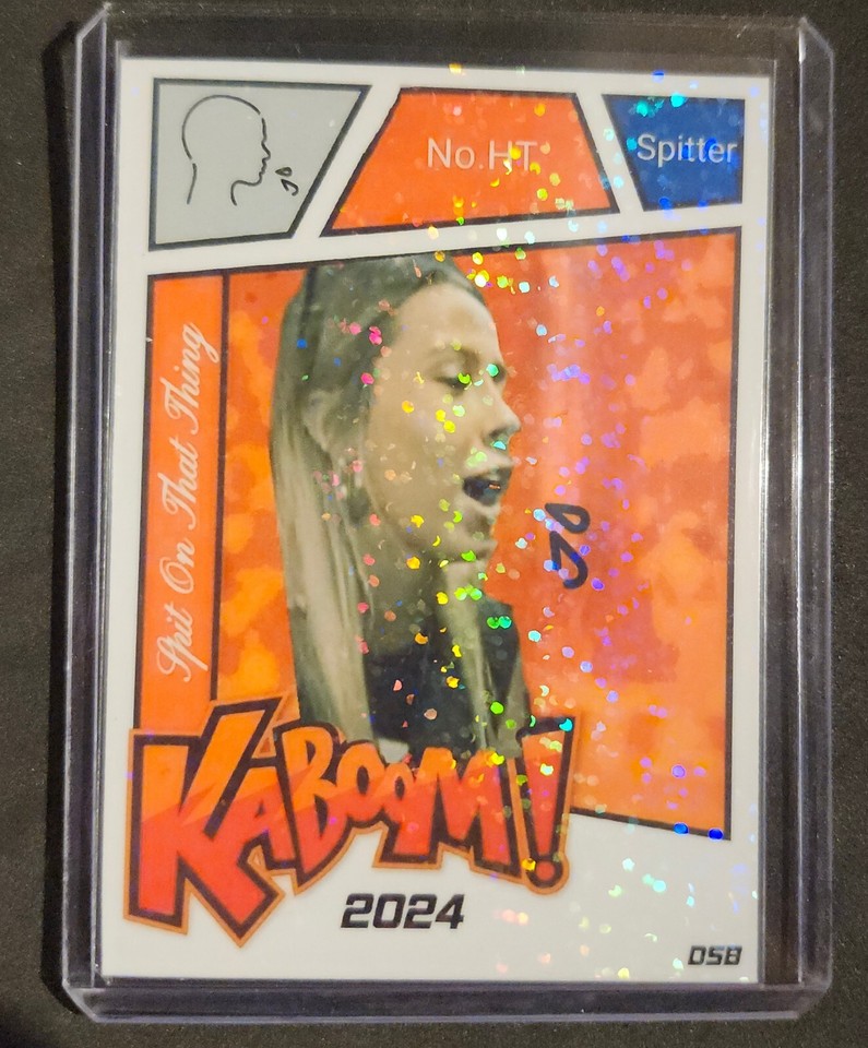 Custom Novelty Hawk Tuah Spit On That Thing Girl Kaboom Card eBay