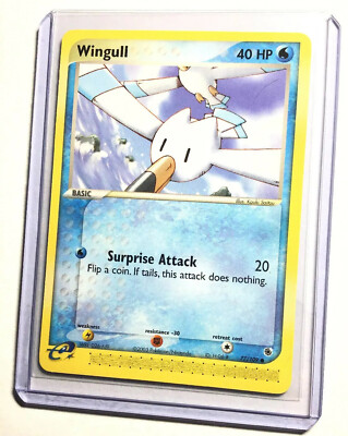 WINGULL - 77/109 - Ruby & Sapphire - Common - Pokemon Card - EXC