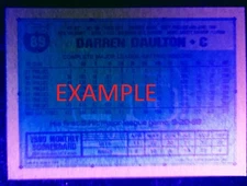 1991 Topps 40th Anniversary Glow Backs - part 1 (#1 - #430) - **YOU CHOOSE**