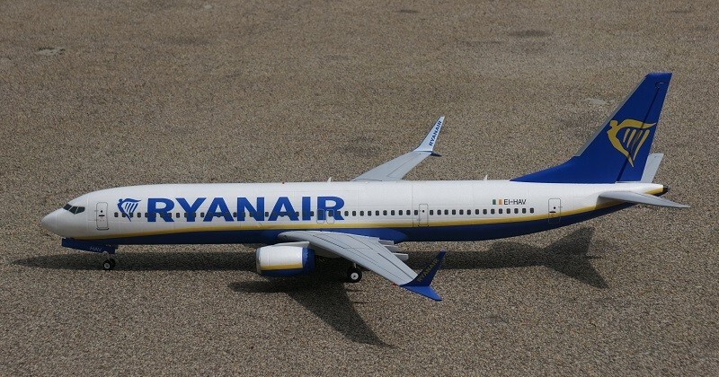 1 30 Scale Boeing 737 MAX 9 Twin 50mm EDF 1300mm Wingspan RC Scale Airliner PNP