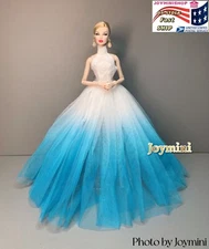 Blue Dress For Fashion Royalty Integrity Poppy Parker NuFace Dolls Coat Dress