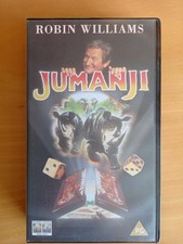 Jumanji - PAL VHS Video Tape Cassette (1996) - Robin Williams Tristar Pictures