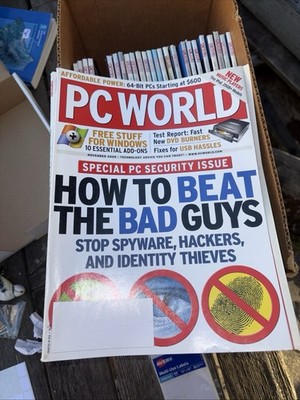 PC World November 2005 PC Security Issue Spyware Hackers Identity Theft