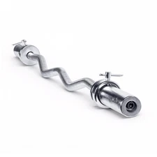 47-Inch Olympic EZ Curl Bar for 2-Inch Weight Plates | Multiple Options