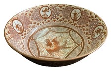 ♥【山水染付け】８０年前のヴィンテージ・コレクション品・骨董品✸昭和の貫入柄壺 陶瓷红色古董日本原创古董碗| eBay