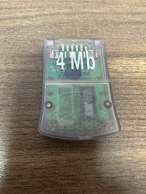 Intec 4 MB Purple Memory Card For Nintendo GameCube Very Good 9E