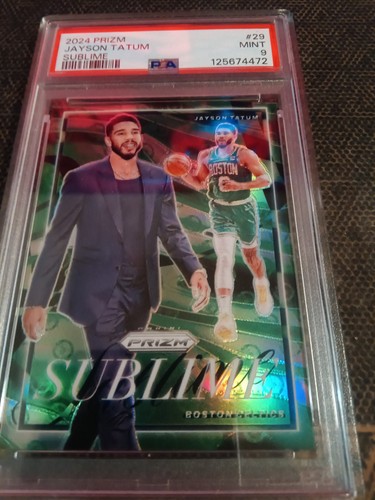 Jayson Tatum #29 2024 Panini Prizm Sublime card