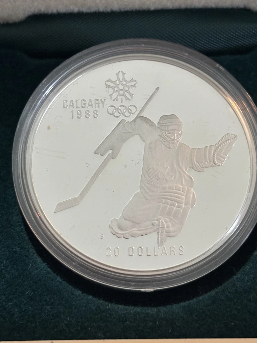 1988 Calgary Olympics 20 dollar silver coin | eBay