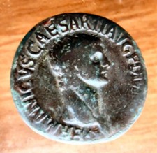 Rom Kaiserreich  - AE As des Caligula - SC im Schriftfeld - Rom 37/38AD.