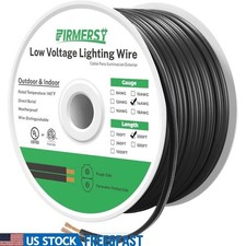 Low Voltage Lighting Cable 14AWG Flexible Durable Waterproof Direct Burial New