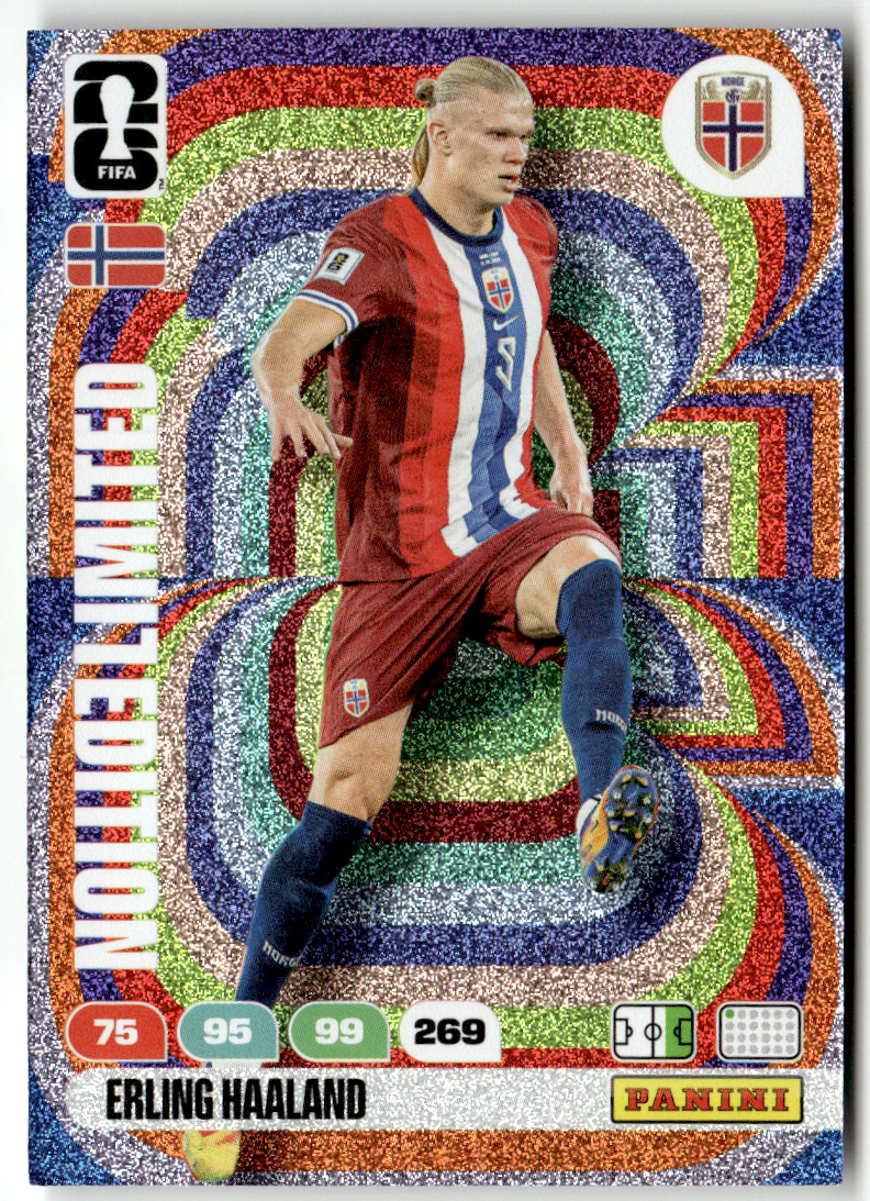 Panini FIFA World Cup Adrenalyn 2026 No. Erling Haaland Limited