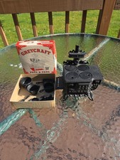 Vtg Queen Mini Cast Iron Stove Salesmam Sample W/ Greycraft Pots More Ex Cond